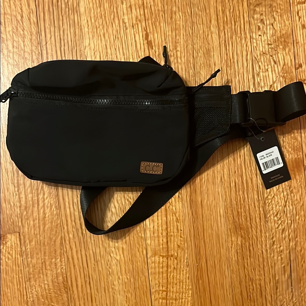 NWT Black Crossbody Belt Bag